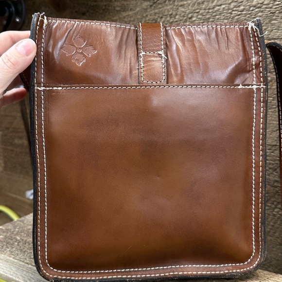 Patricia Nash VENEZIA Pouch Map Print Leather Crossbody Bag – Vintage Style - Picture 4 of 13